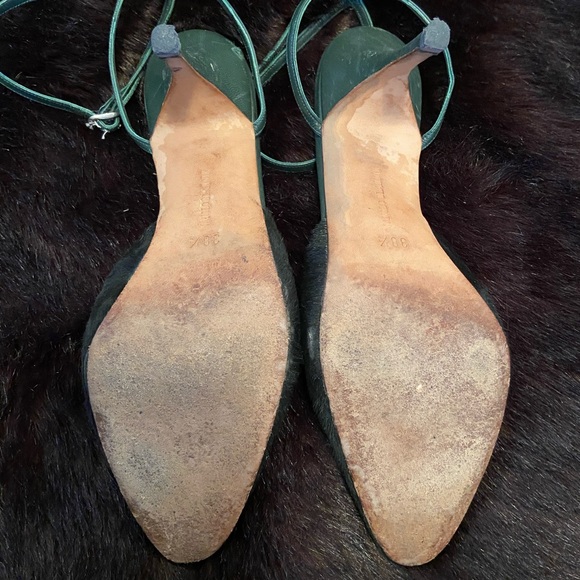 Manolo Blahnik Horse Hair Heels - Picture 5 of 6